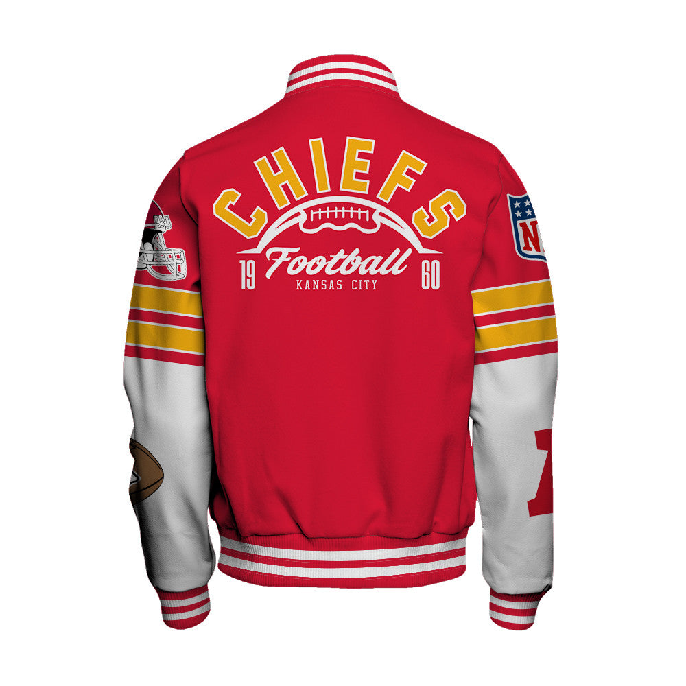 Kansas City Chiefs Unisex Ultimate Game Day Varsity Jacket AZBTVJK000060