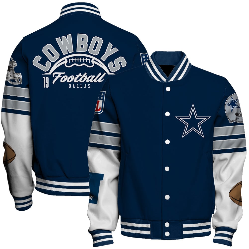 Dallas Cowboys Unisex Ultimate Game Day Varsity Jacket AZBTVJK000067
