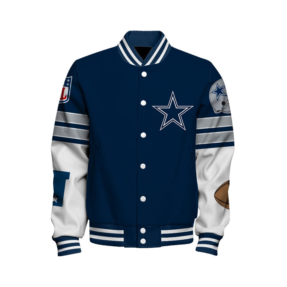 Dallas Cowboys Unisex Ultimate Game Day Varsity Jacket AZBTVJK000067