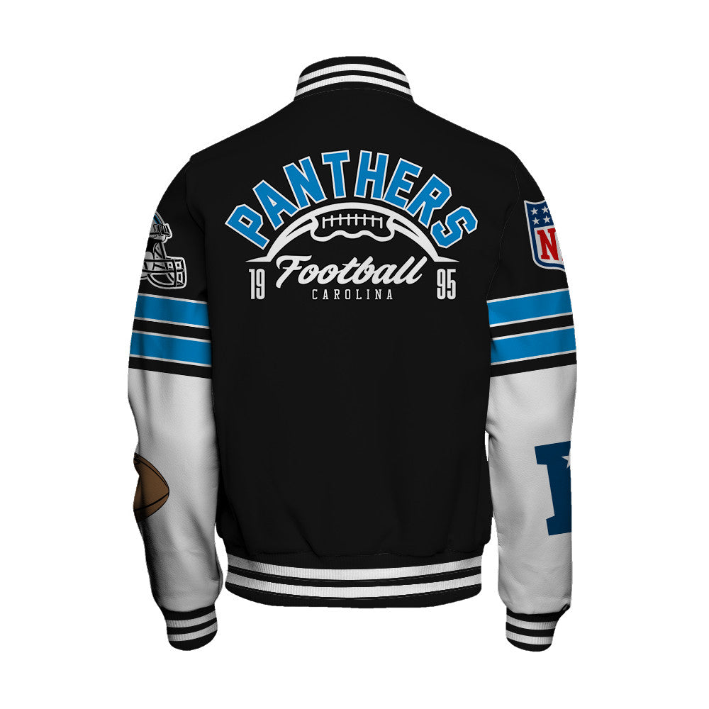 Carolina Panthers Unisex Ultimate Game Day Varsity Jacket AZBTVJK000071