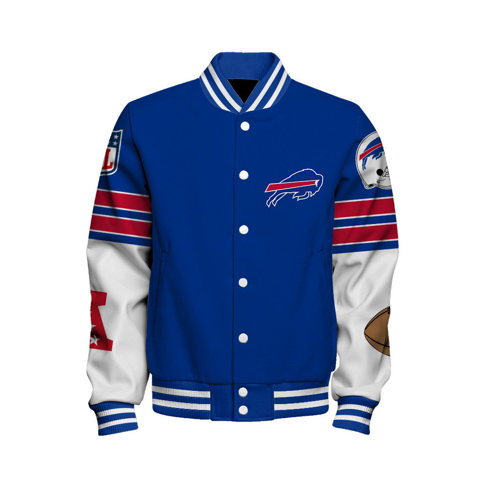 Buffalo Bills Unisex Ultimate Game Day Varsity Jacket AZBTVJK000072