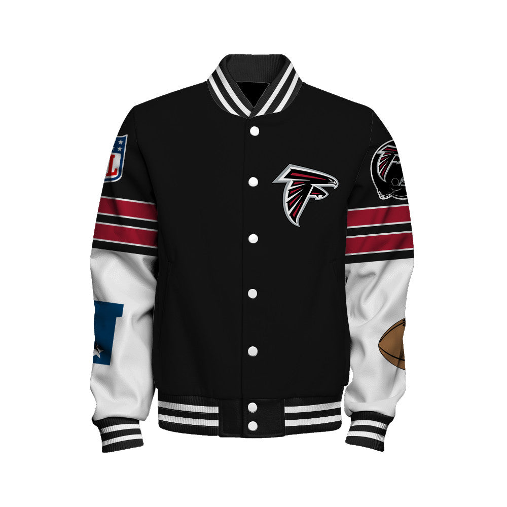 Atlanta Falcons Unisex Ultimate Game Day Varsity Jacket AZBTVJK000074