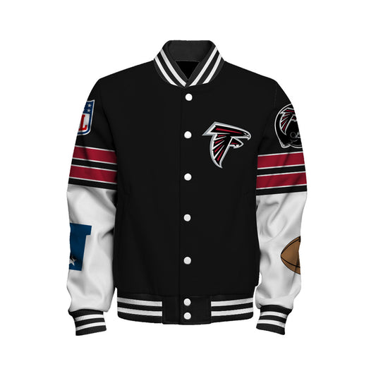 Atlanta Falcons Unisex Ultimate Game Day Varsity Jacket AZBTVJK000074