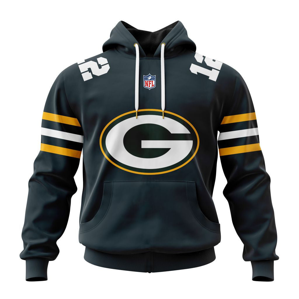 Green Bay Packers New Hoodie Personalized Letters Number AZBTCMHD000005