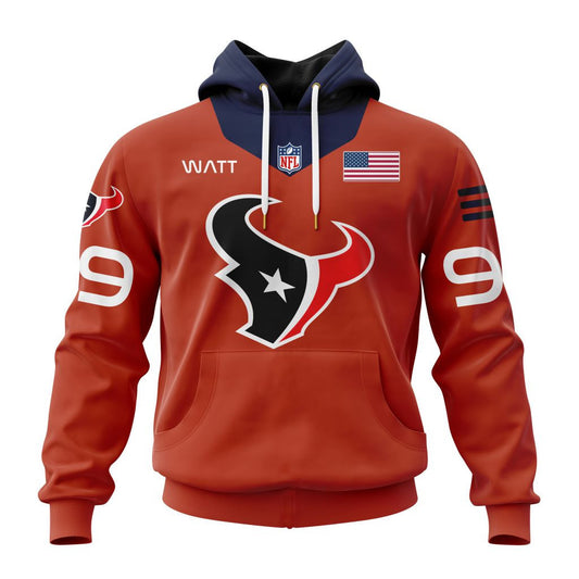 Houston Texans New Hoodie Personalized Letters Number AZBTCMHD000050