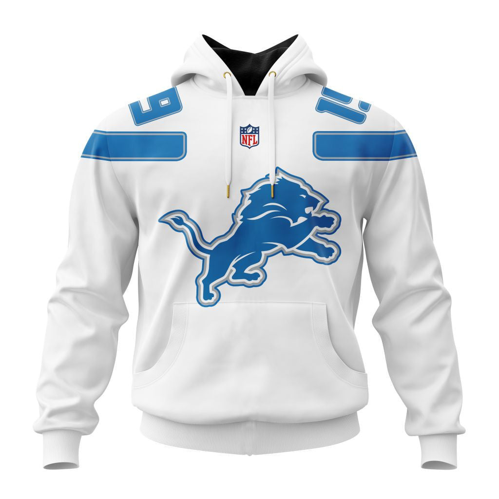 Detroit Lions New Hoodie Personalized Letters Number AZBTCMHD000003