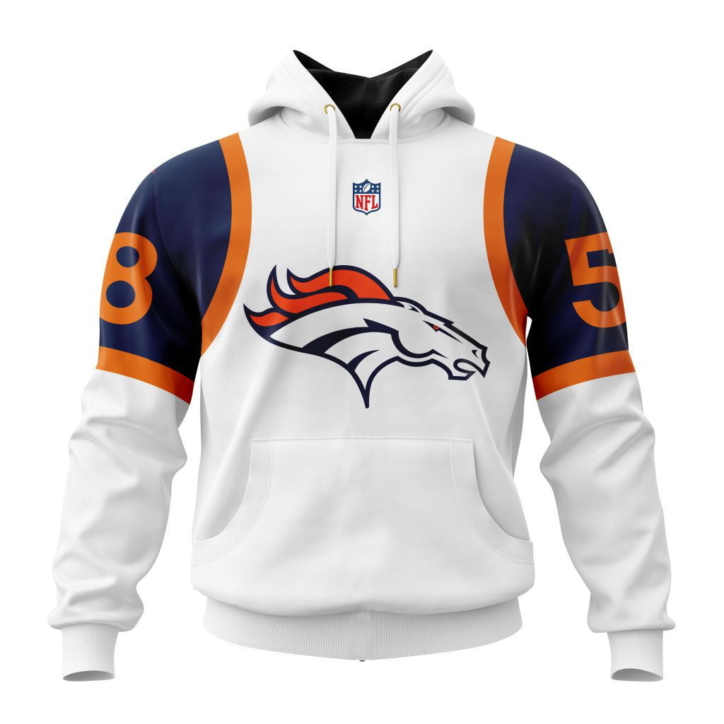 Denver Broncos New Hoodie Personalized Letters Number AZBTCMHD000008
