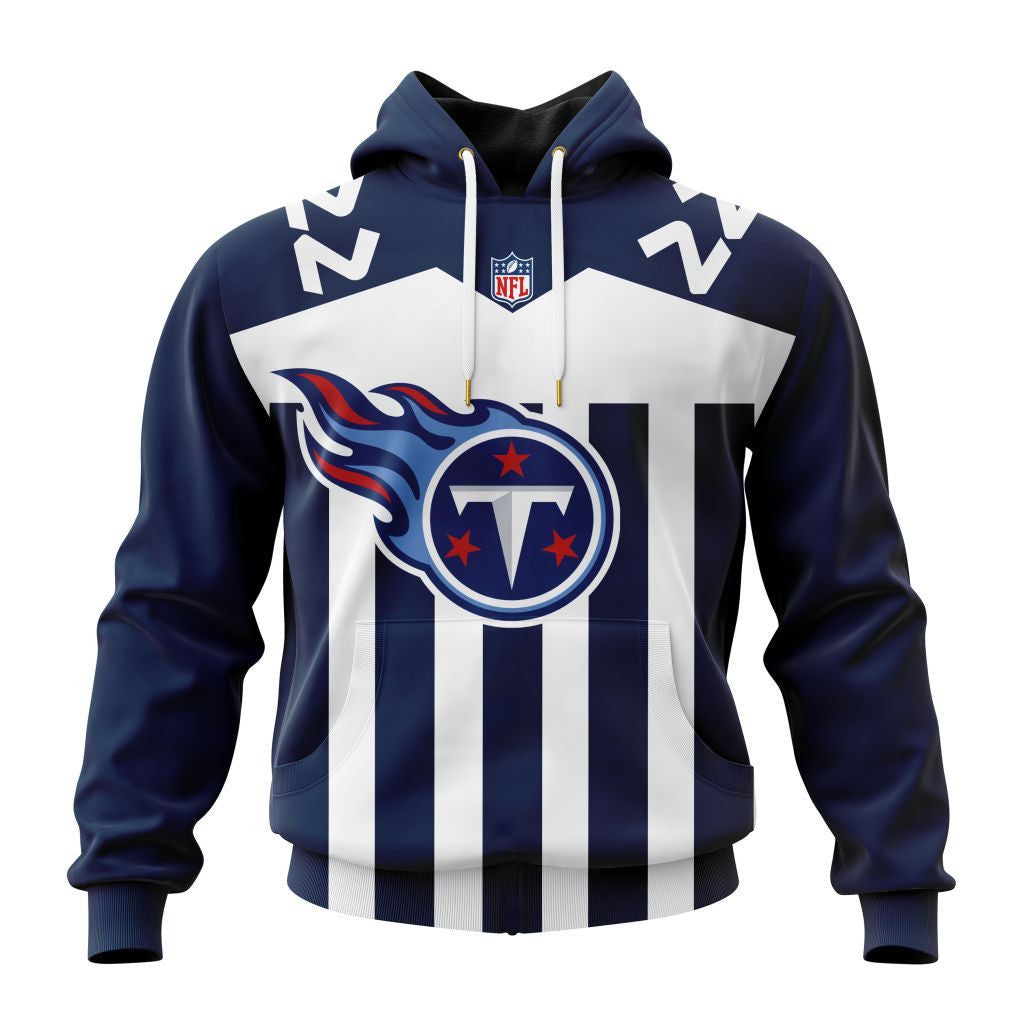 Tennessee Titans New Hoodie Personalized Letters Number AZBTCMHD000051