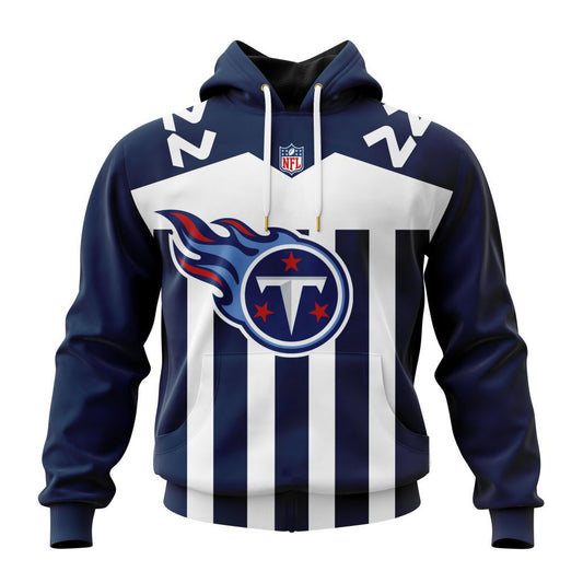 Tennessee Titans New Hoodie Personalized Letters Number AZBTCMHD000051