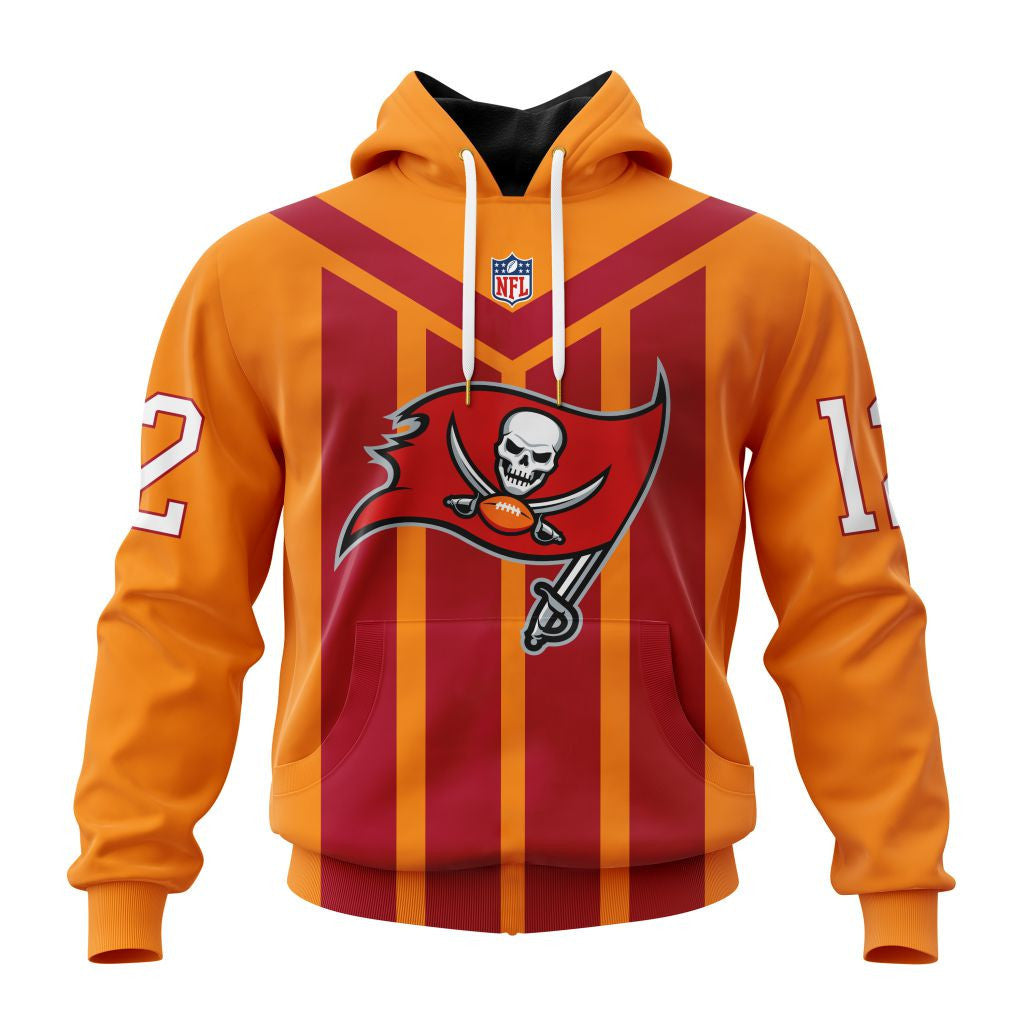 Tampa Bay Buccaneers New Hoodie Personalized Letters Number AZBTCMHD000054