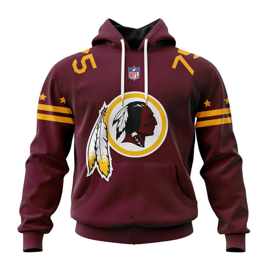 Washington Commanders New Hoodie Personalized Letters Number AZBTCMHD000015