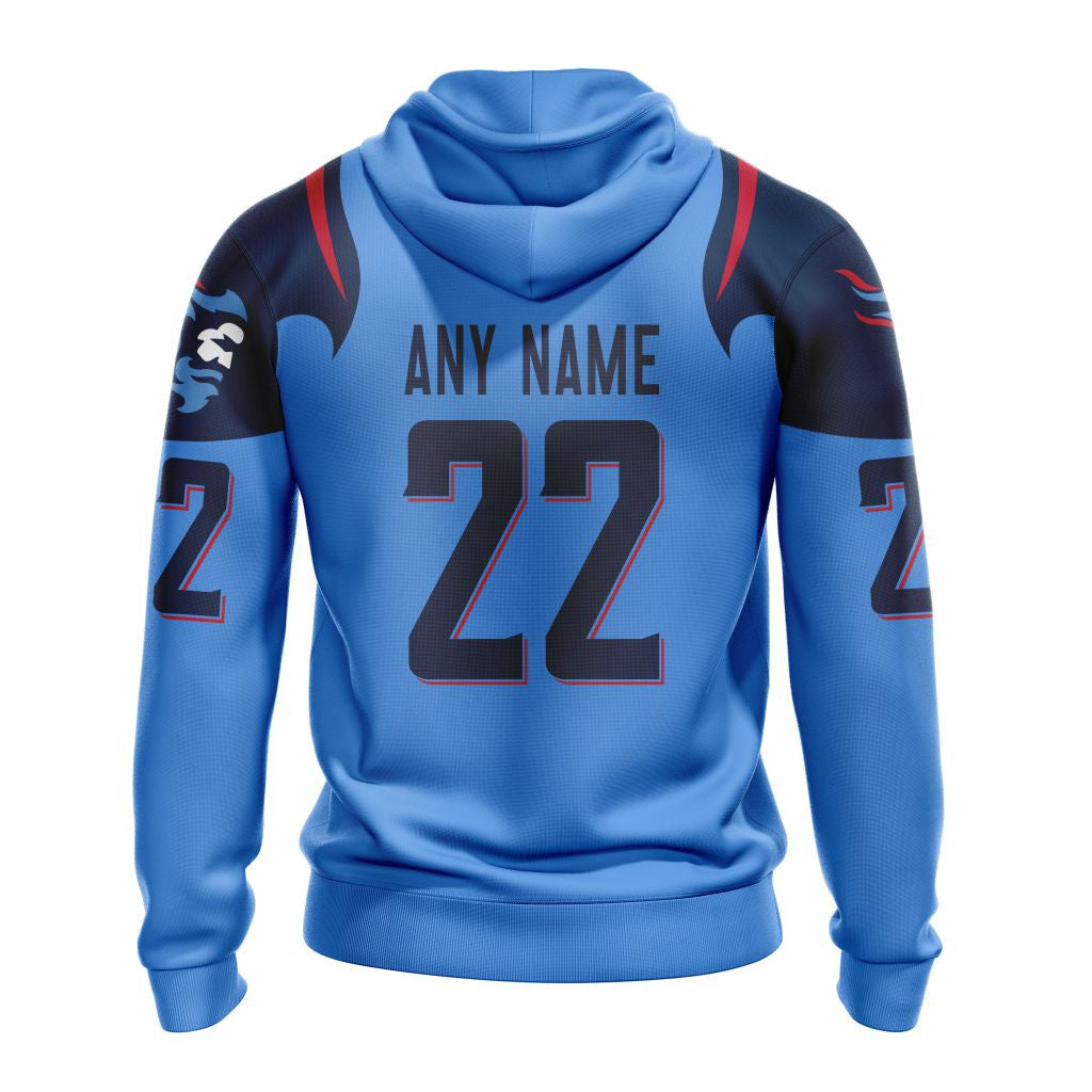 Tennessee Titans New Hoodie Personalized Letters Number AZBTCMHD000014