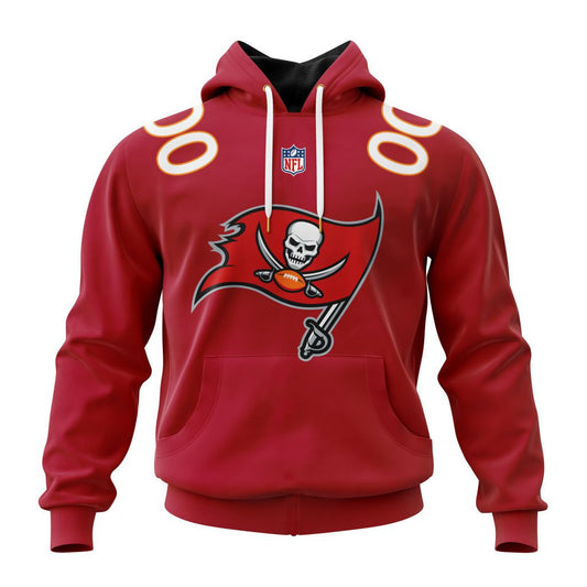 Tampa Bay Buccaneers New Hoodie Personalized Letters Number AZBTCMHD000016