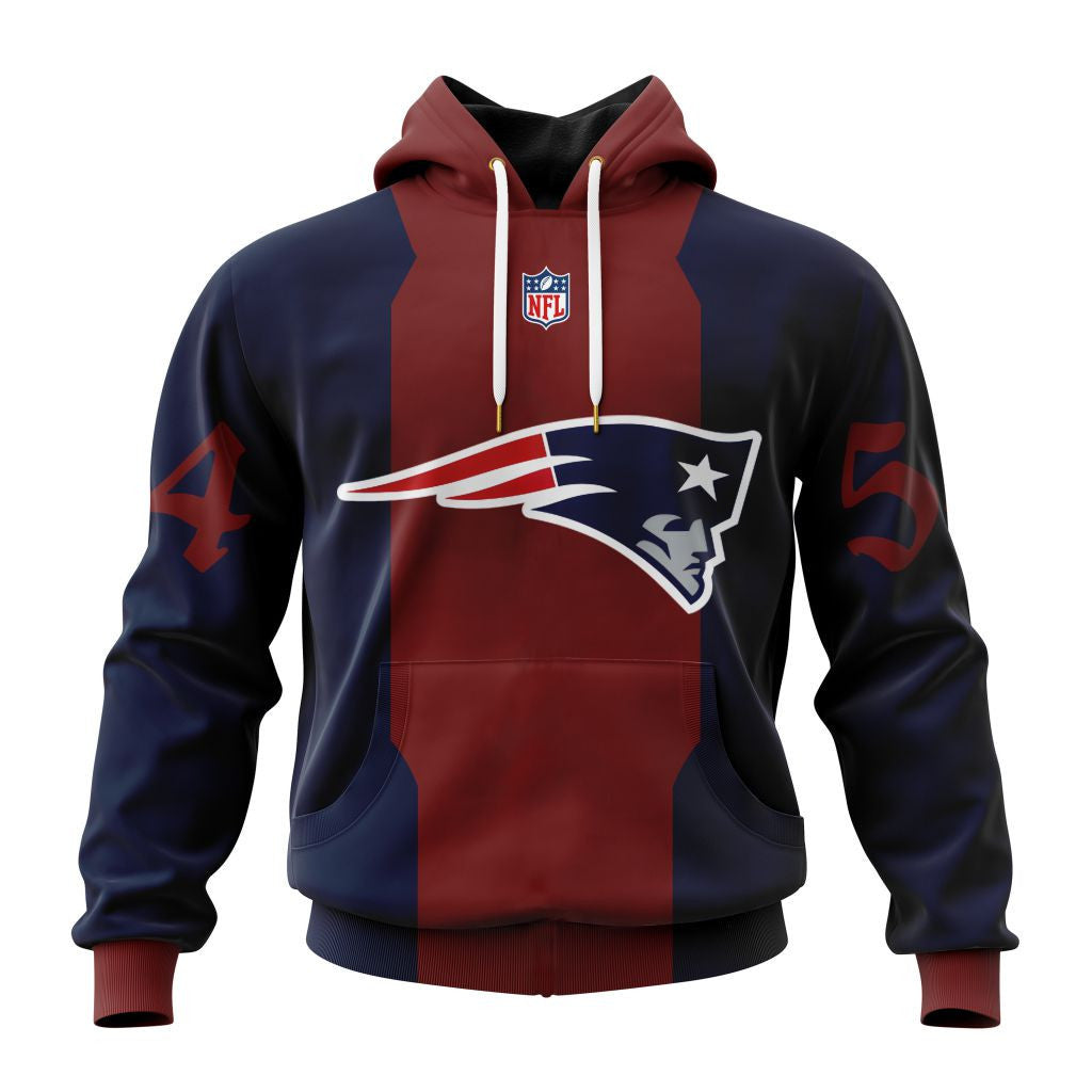 New England Patriots New Hoodie Personalized Letters Number AZBTCMHD000059