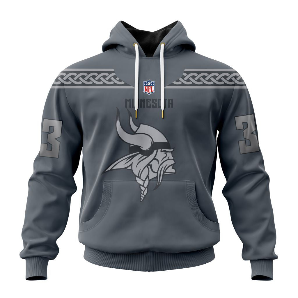 Minnesota Vikings New Hoodie Personalized Letters Number AZBTCMHD000062