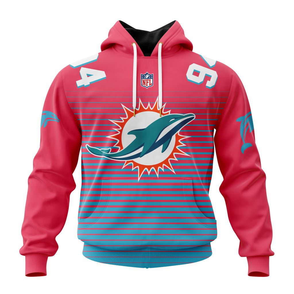 Miami Dolphins New Hoodie Personalized Letters Number AZBTCMHD000064