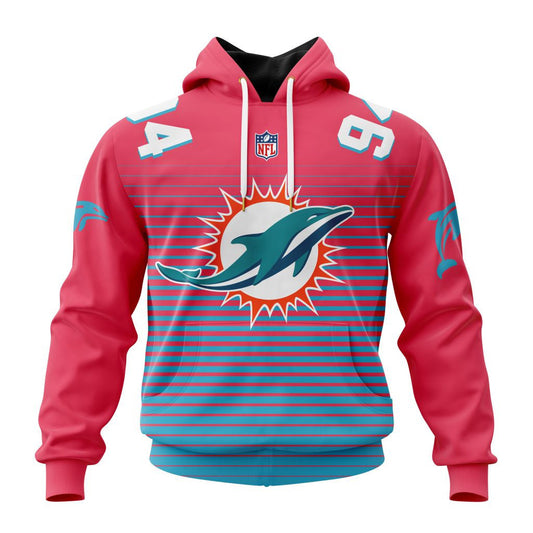 Miami Dolphins New Hoodie Personalized Letters Number AZBTCMHD000064