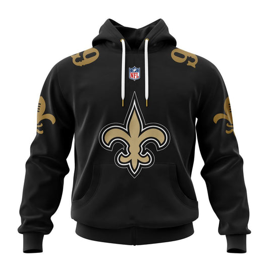 New Orleans Saints New Hoodie Personalized Letters Number AZBTCMHD000023