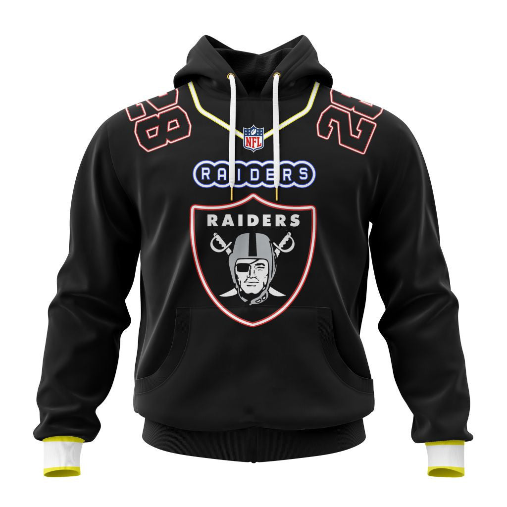 Las Vegas Raiders New Hoodie Personalized Letters Number AZBTCMHD000063