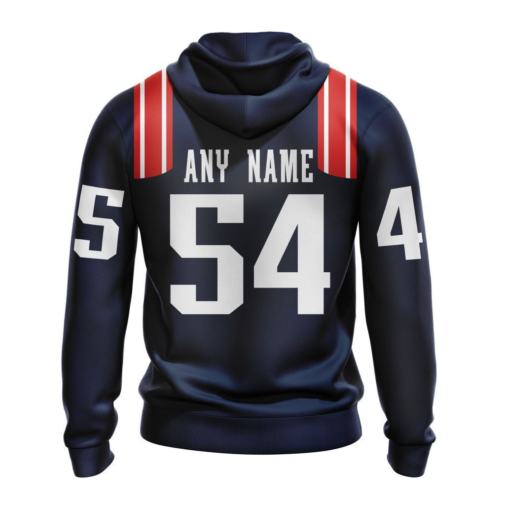 New England Patriots New Hoodie Personalized Letters Number AZBTCMHD000024