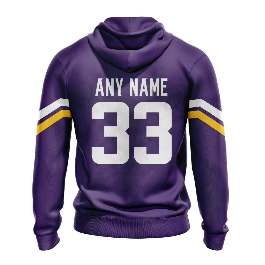 Minnesota Vikings New Hoodie Personalized Letters Number AZBTCMHD000022