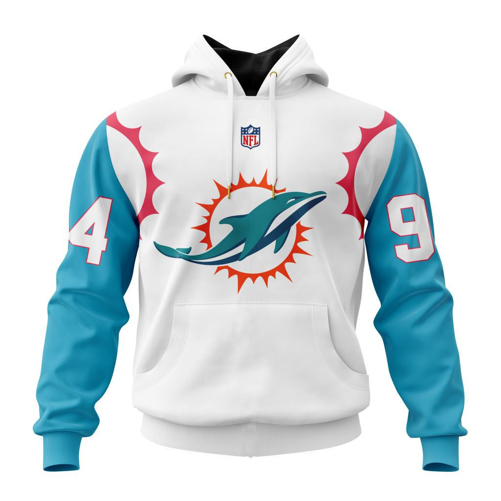 Miami Dolphins New Hoodie Personalized Letters Number AZBTCMHD000027