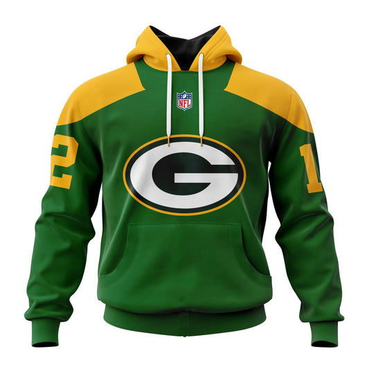 Green Bay Packers New Hoodie Personalized Letters Number AZBTCMHD000071