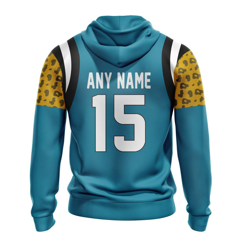 Jacksonville Jaguars New Hoodie Personalized Letters Number AZBTCMHD000030