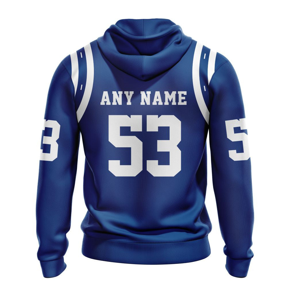 Indianapolis Colts  New Hoodie Personalized Letters Number AZBTCMHD000028