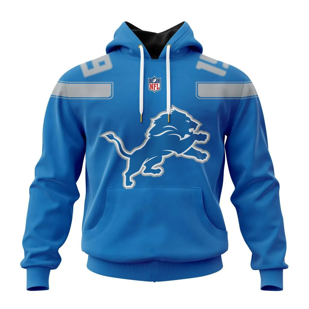 Detroit Lions  New Hoodie Personalized Letters Number AZBTCMHD000033