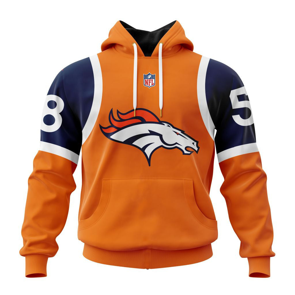 Denver Broncos  New Hoodie Personalized Letters Number AZBTCMHD000035