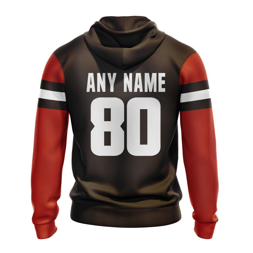Cleveland Browns  New Hoodie Personalized Letters Number AZBTCMHD000037