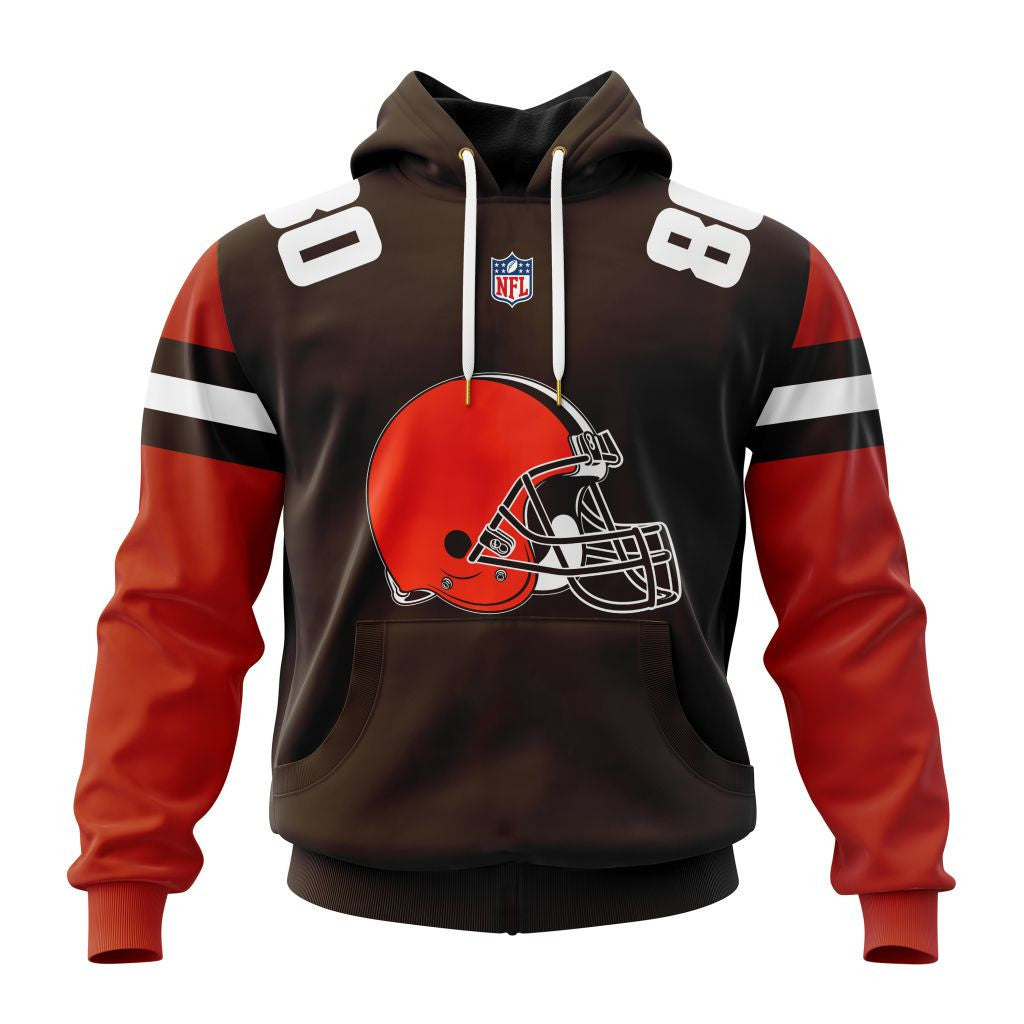 Cleveland Browns  New Hoodie Personalized Letters Number AZBTCMHD000037