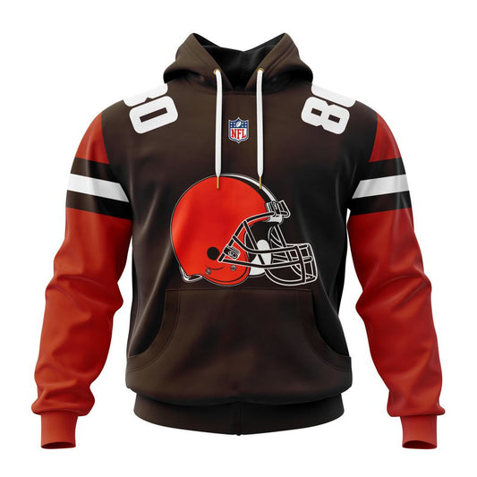 Cleveland Browns  New Hoodie Personalized Letters Number AZBTCMHD000037