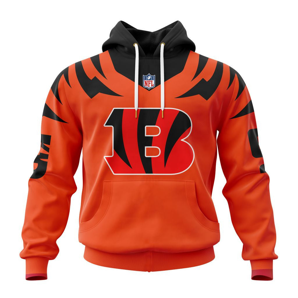 Cincinnati Bengals  New Hoodie Personalized Letters Number AZBTCMHD000040