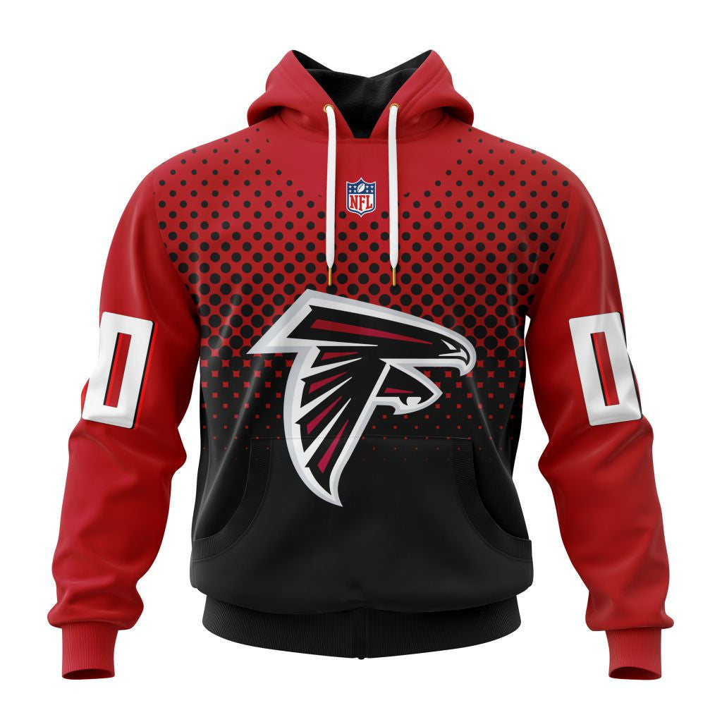 Atlanta Falcons New Hoodie Personalized Letters Number AZBTCMHD000042