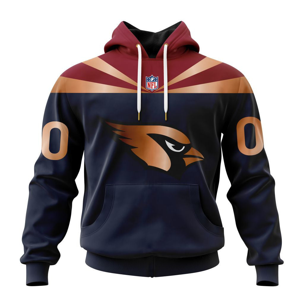 Arizona Cardinals  New Hoodie Personalized Letters Number AZBTCMHD000045