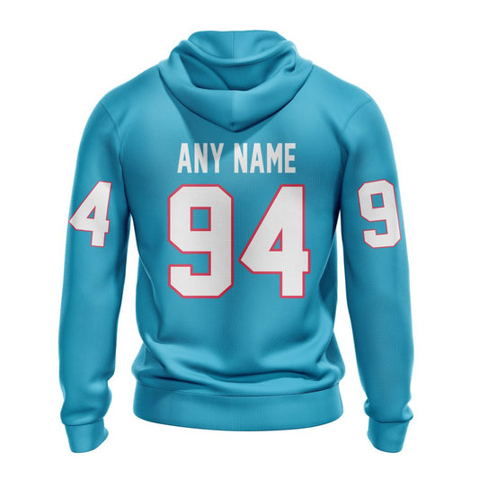 Miami Dolphins New Hoodie Personalized Letters Number AZBTCMHD000092