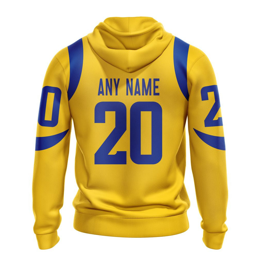 Los Angeles Rams New Hoodie Personalized Letters Number AZBTCMHD000093