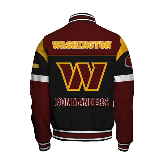 Washington Commanders Unisex Team Spirit Varsity Jacket AZBTVJK000076