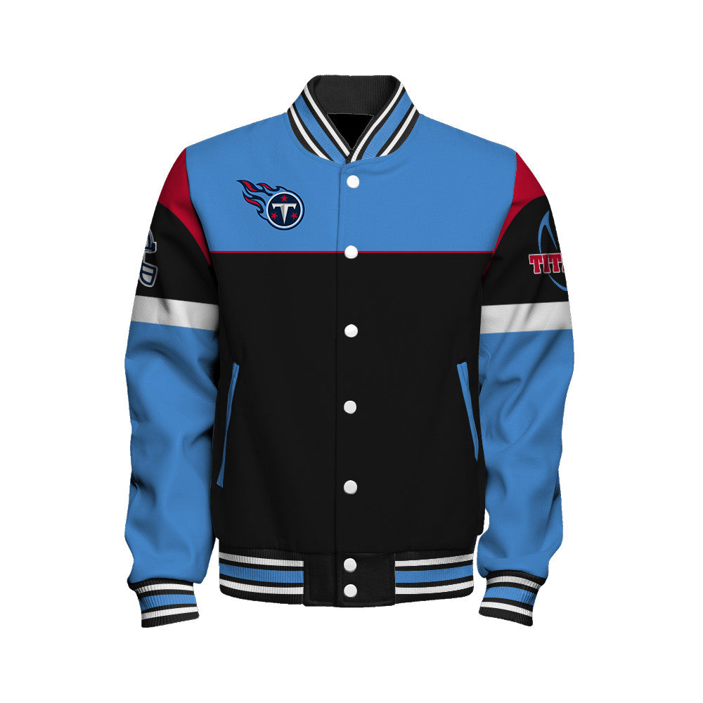 Tennessee Titans Unisex Team Spirit Varsity Jacket AZBTVJK000077