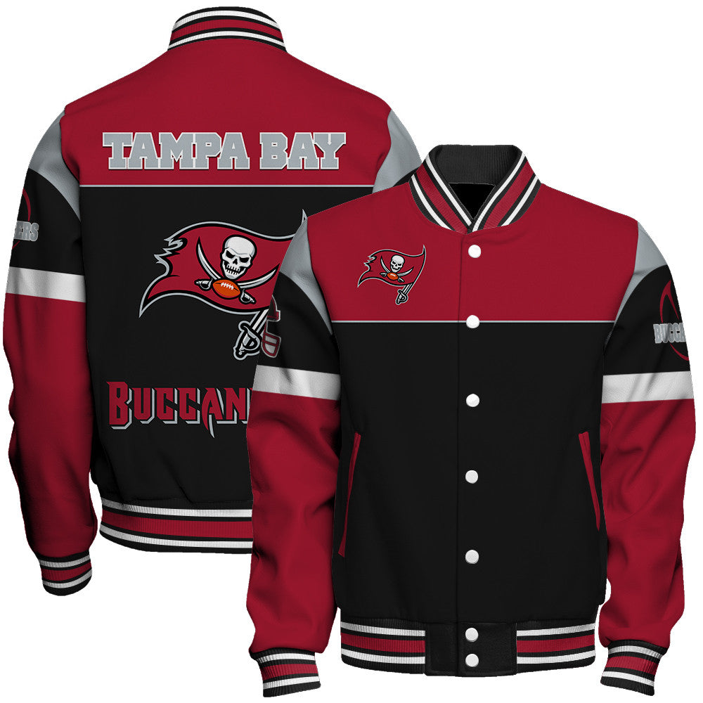 Tampa Bay Buccaneers Unisex Team Spirit Varsity Jacket AZBTVJK000078