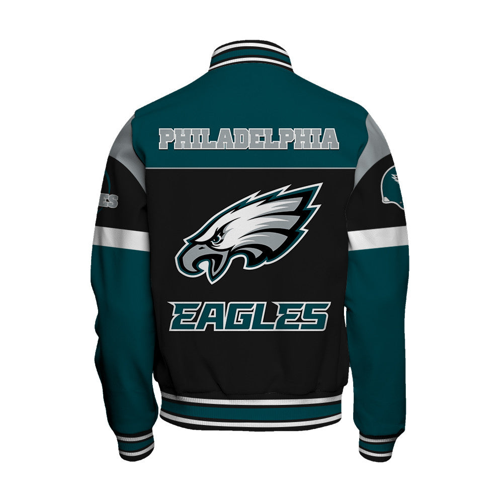 Philadelphia Eagles Unisex Team Spirit Varsity Jacket AZBTVJK000082