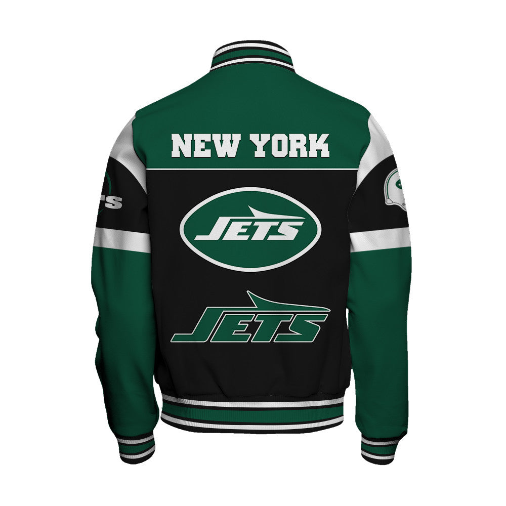 New York Jets Unisex Team Spirit Varsity Jacket AZBTVJK000083