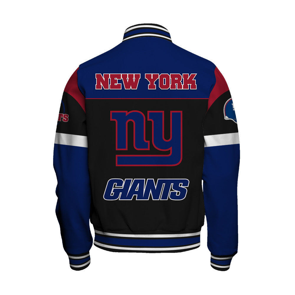 New York Giants Unisex Team Spirit Varsity Jacket AZBTVJK000084