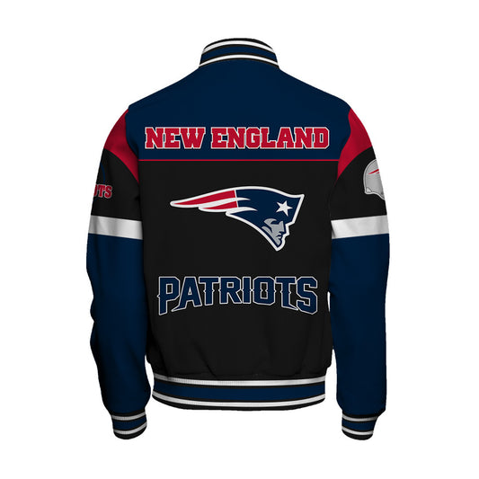 New England Patriots Unisex Team Spirit Varsity Jacket AZBTVJK000086
