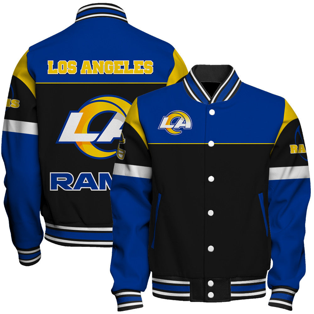 Los Angeles Rams Unisex Team Spirit Varsity Jacket AZBTVJK000089