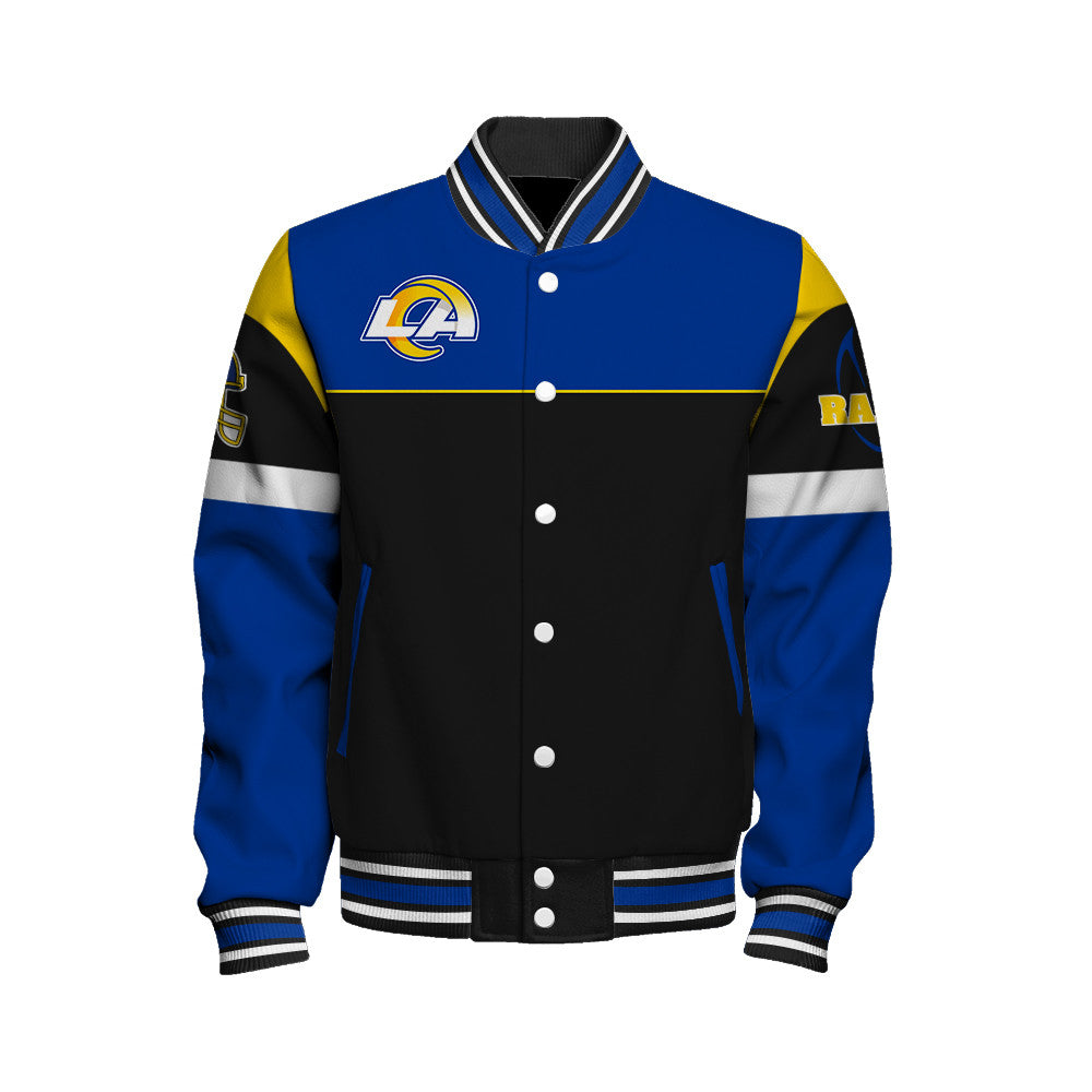 Los Angeles Rams Unisex Team Spirit Varsity Jacket AZBTVJK000089