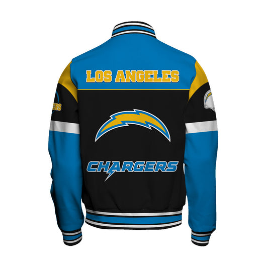 Los Angeles Chargers Unisex Team Spirit Varsity Jacket AZBTVJK000090