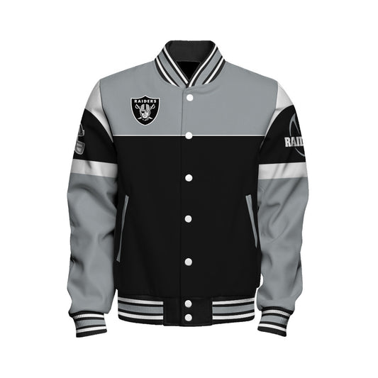 Las Vegas Raiders Unisex Team Spirit Varsity Jacket AZBTVJK000091